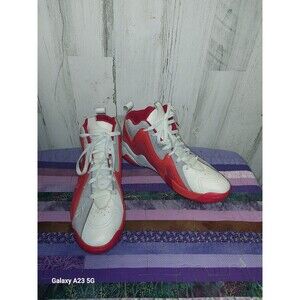 Reebok Kamikaze II Mid Men's Basketball Shoes Color White, Orange & Red Size 11